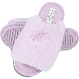 💟 Jessica Simpson Purple Machine Washable Slippers 💟